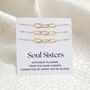 Three Friends Gift, Soul Sisters Bracelet Set For Three Bff, thumbnail 1 of 10
