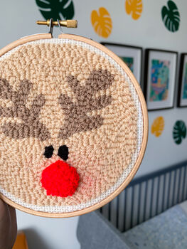 Rudolph The Reindeer Christmas Wall Hanging, 6 of 6