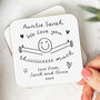 Personalised Coaster 'Auntie Love You This Much', thumbnail 2 of 2