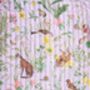 Meadow Creatures Lilac Quilted Tote, thumbnail 5 of 6
