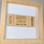 Taylor Swift Eras Tour Personalised Concert Ticket Box Frame Swifties, thumbnail 7 of 12