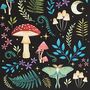 Dark Forest Print Polycotton Tote Bag, thumbnail 4 of 4