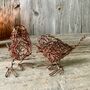 Set Of Two Copper Wire Robins Ltzaf061, thumbnail 7 of 11