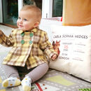personalised animal cushion