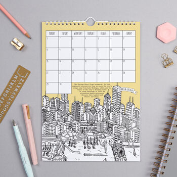 2026 City Illustrations Calendar, 5 of 5