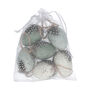 Set Of Six Speckled Feather Hanging Easter Eggs, thumbnail 5 of 5