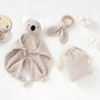 Organic Koala Baby Comforter With Teether And Bag, thumbnail 4 of 6