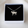 Personalised Horse Necklace, thumbnail 7 of 8