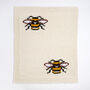 Bee Blanket And Cushion Cover Easy Knitting Kit, thumbnail 2 of 8