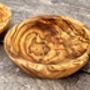 Set Of Three Olive Wood Dipping Bowls, thumbnail 3 of 4