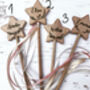 Keepsake Wooden Wand With Floral Design, thumbnail 7 of 10