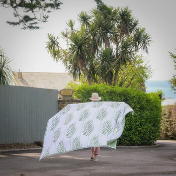 Botanical Palm Supersized Blanket, 2 of 3