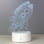 Personalised Space Rocket LED Night Light, thumbnail 12 of 12