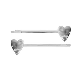 Set Of Two Heart Hair Slides, 3 of 4