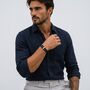 Men’s Adjustable Black Double Leather And Bead Bracelet – 12mm Woven Design With Silver Stainless Steel Clasp, thumbnail 3 of 7