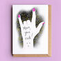 Mum You Rock Mother's Day Card, thumbnail 1 of 2
