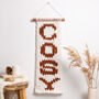 Cosy Wallhanging Beginner Knitting Kit, thumbnail 1 of 9