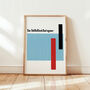 La Bibliothèque French Abstract Giclée Art Print, thumbnail 1 of 3