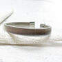 Vertical Stripes Stainless Steel Open Bracelet Mens Gift, thumbnail 3 of 7