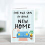 New Home Card For Son, thumbnail 2 of 3