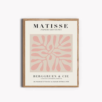 Matisse Powder Pink Exhibition Print, 2 of 3