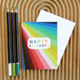 Mini Colourful Birthday Card, thumbnail 1 of 3