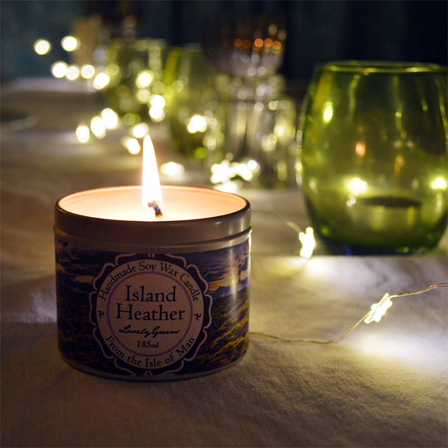 Island Heather Candle By Lovely Greens Handmade