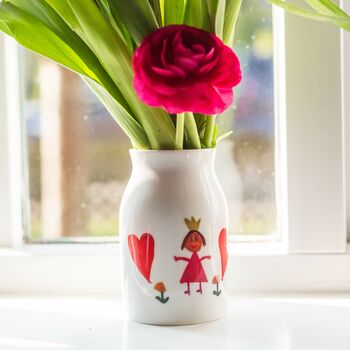 Personalised Child's Drawing Ceramic Vase, 5 of 5