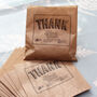 Kraft 'Thank You Very Much' Set Of 10 Single Bags, thumbnail 3 of 3