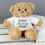 Personalised Truly Blessed Christening Teddy Bear, thumbnail 1 of 3