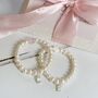 Girls Pearl And Heart Initial Bracelet, thumbnail 1 of 4