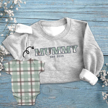 Personalised 'Mummy' Appliqué Keepsake Sweatshirt, 3 of 11