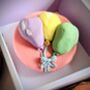 Colourful Happy Birthday Hand Iced Biscuits And Birthday Card Letterbox Gift, thumbnail 8 of 12