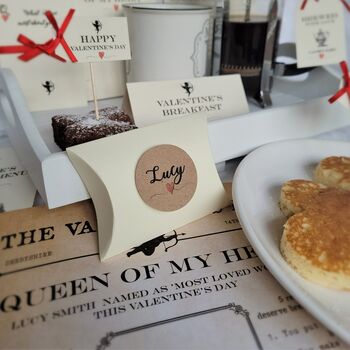 Personalised Valentine's Day Breakfast In Bed Kit, 10 of 12
