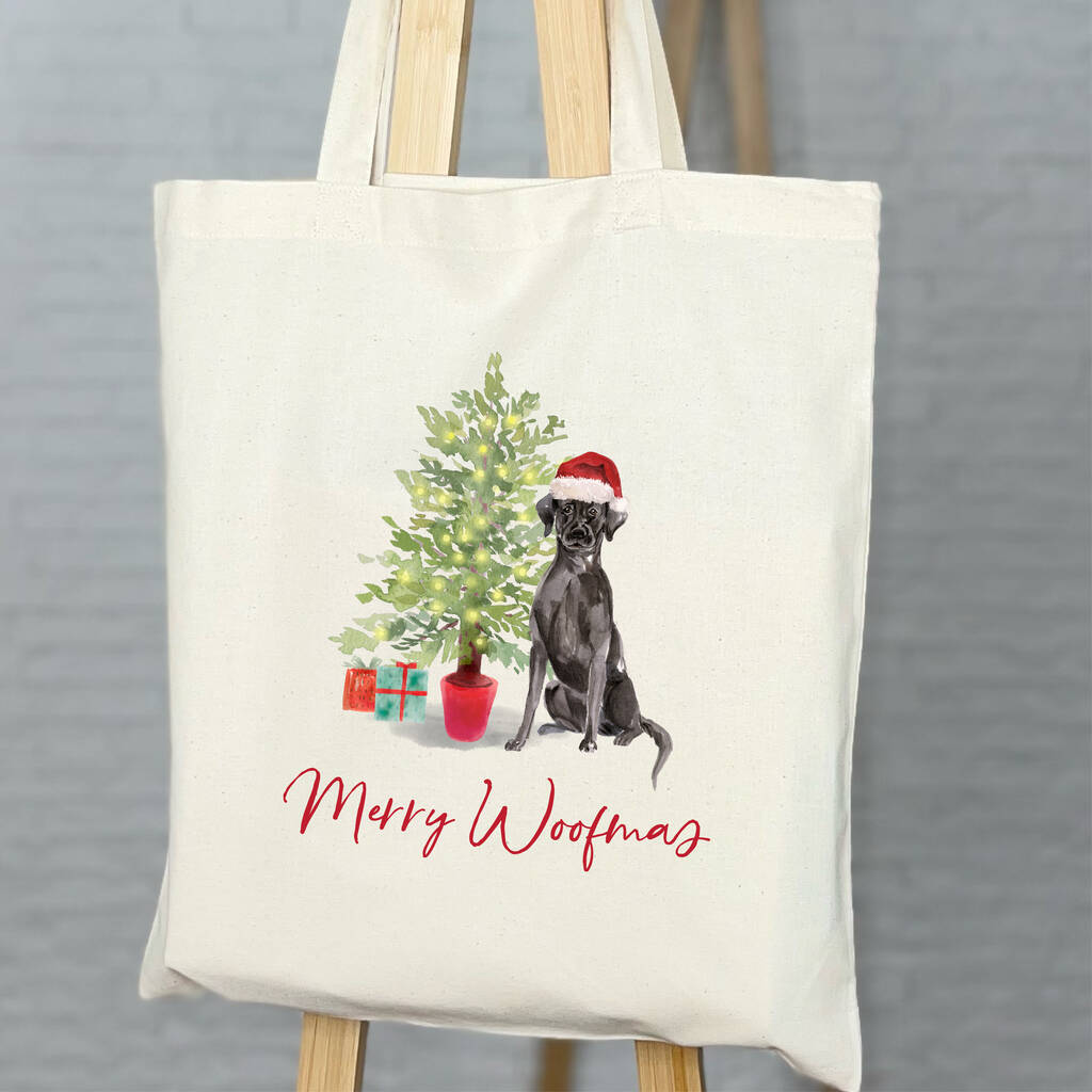 Labrador Christmas Tote Bag, 1 of 7