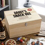 Personalised Snack Or Sweet Box Pine Memory Box, thumbnail 2 of 12