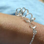 Handmade Sterling Silver Spiral Bracelet, thumbnail 4 of 8