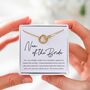 Nan Of The Bride Necklace – Wedding Gift For Nan, Family Jewellery, Meaningful Present From Granddaughter, thumbnail 1 of 8
