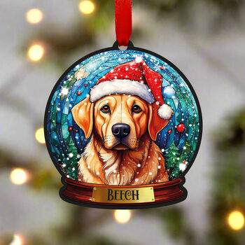 Labrador Dog Tree Decoration, 8 of 8