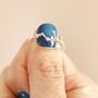 Adjustable Sterling Silver Constellation Ring, thumbnail 2 of 11