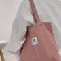 Thin Corduroy Neutral Tote Bags, Large Shopping Bag, thumbnail 5 of 10