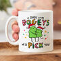'If Dads Were Bogeys' Personalised Christmas Mug, thumbnail 2 of 5