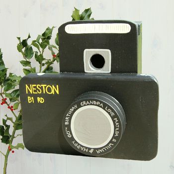 Personalised Camera Bird Box, 2 of 9