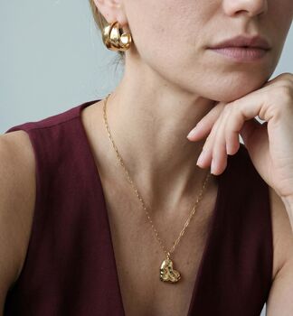 Kokoro Molten Heart Necklace, 4 of 5
