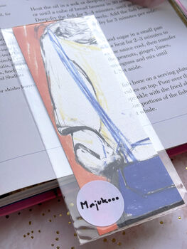 Bright Fashion Illustrated Double Sided Bookmark, 4 of 7