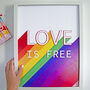 'Love Is Free' Print, thumbnail 2 of 8