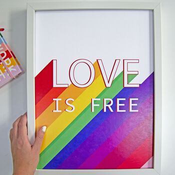 'Love Is Free' Print, 2 of 8