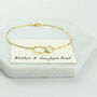 Mother And Daughter Gold Plated 925 Circles Bracelet, thumbnail 5 of 7