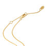 June Birthstone Moonstone Gold Vermeil Charm Necklace, thumbnail 5 of 9