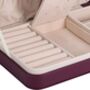 Small Pu Leather Jewellery Travel Box Organiser, thumbnail 6 of 6